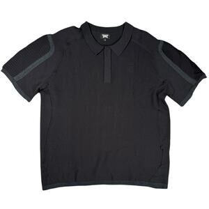 PXG Nick Jonas Hybrid Polo Shirt Mens XXL Black Knit Golf Performance Limited
